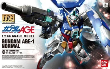 Bandai 5058270 #01 Gundam Age-1 Normal HG 1/144 Scale Model Kit