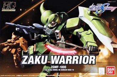Bandai 5055465 #18 Zaku Warrior ZGMF-1000 HG 1/144 Scale Model Kit