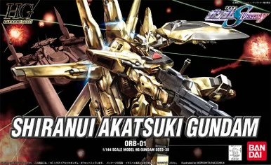 Bandai 5060364 #38 Shiranui Akatsuki Gundam ORB-01 HG 1/144 Scale Model Kit