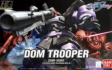 Bandai 5066145 #30 Dom Trooper ZGMF-XX09T HG 1/144 Scale Model Kit