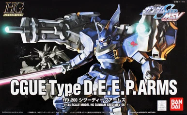 Bandai 5056812 #05 YFX-200 CGUE Type D.E.E.P. Arms HG 1/144 Scale Model Kit