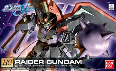 Bandai 5055738 R10 GAT-X370 Raider HG 1/144 Scale Model Kit