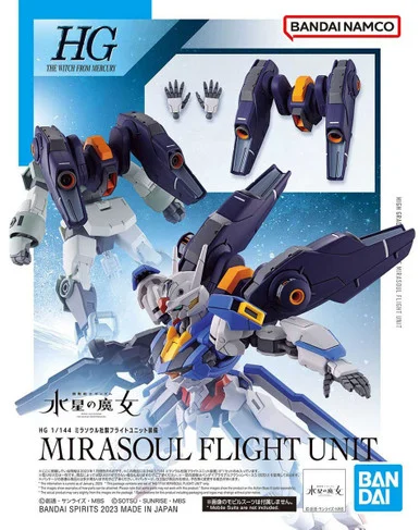 Bandai 5064254 Mirasoul Flight Unit 'The Witch from Mercury' HG 1/144