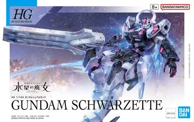 Bandai 5065024 25 Gundam Schwarzette 'The Witch from Mercury' HG 1/144