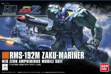 Bandai 5060667 #143 RMS-192M Zaku-Mariner Neo Zeon Amphibious Mobile Suit HGUC 1/144 Scale Model Kit