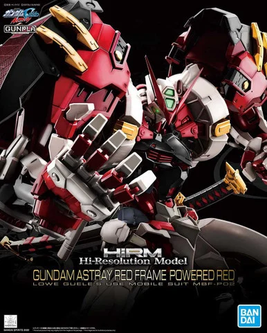 Bandai 5062069 Gundam Astray Red Frame Powered Red Lowe Gueles Use Mobile Suit MBF-P02 HiRM 1/100 Scale Model Kit