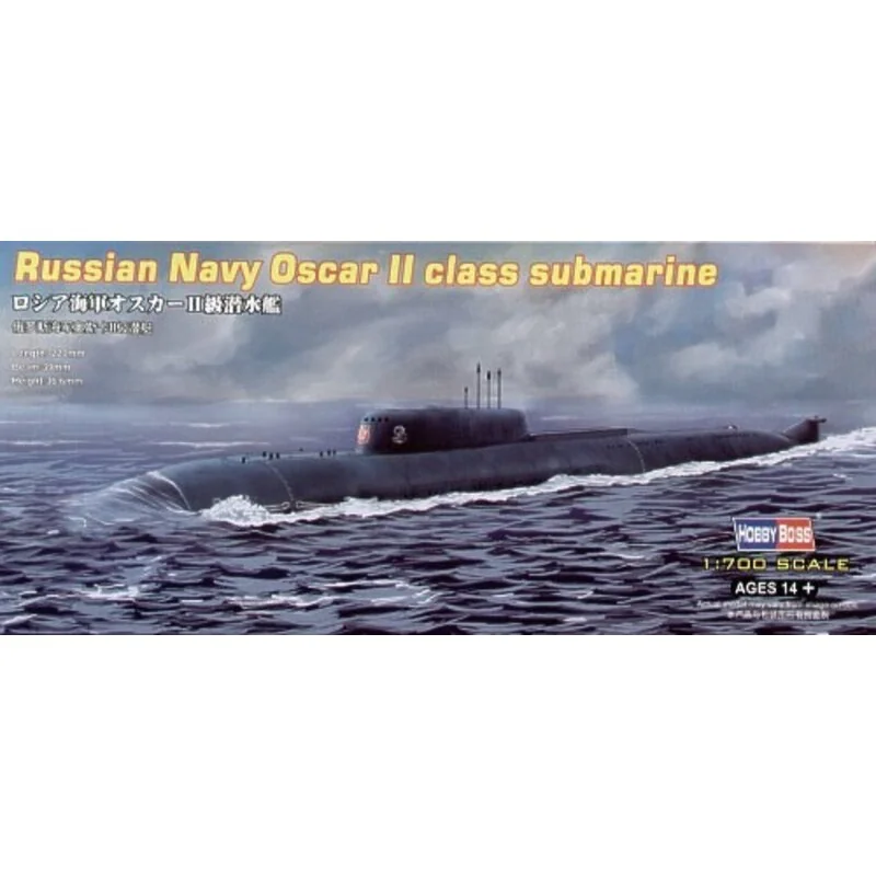 Russian Navy Oscar II Submarine (submarines) Model kit - Hobby Boss