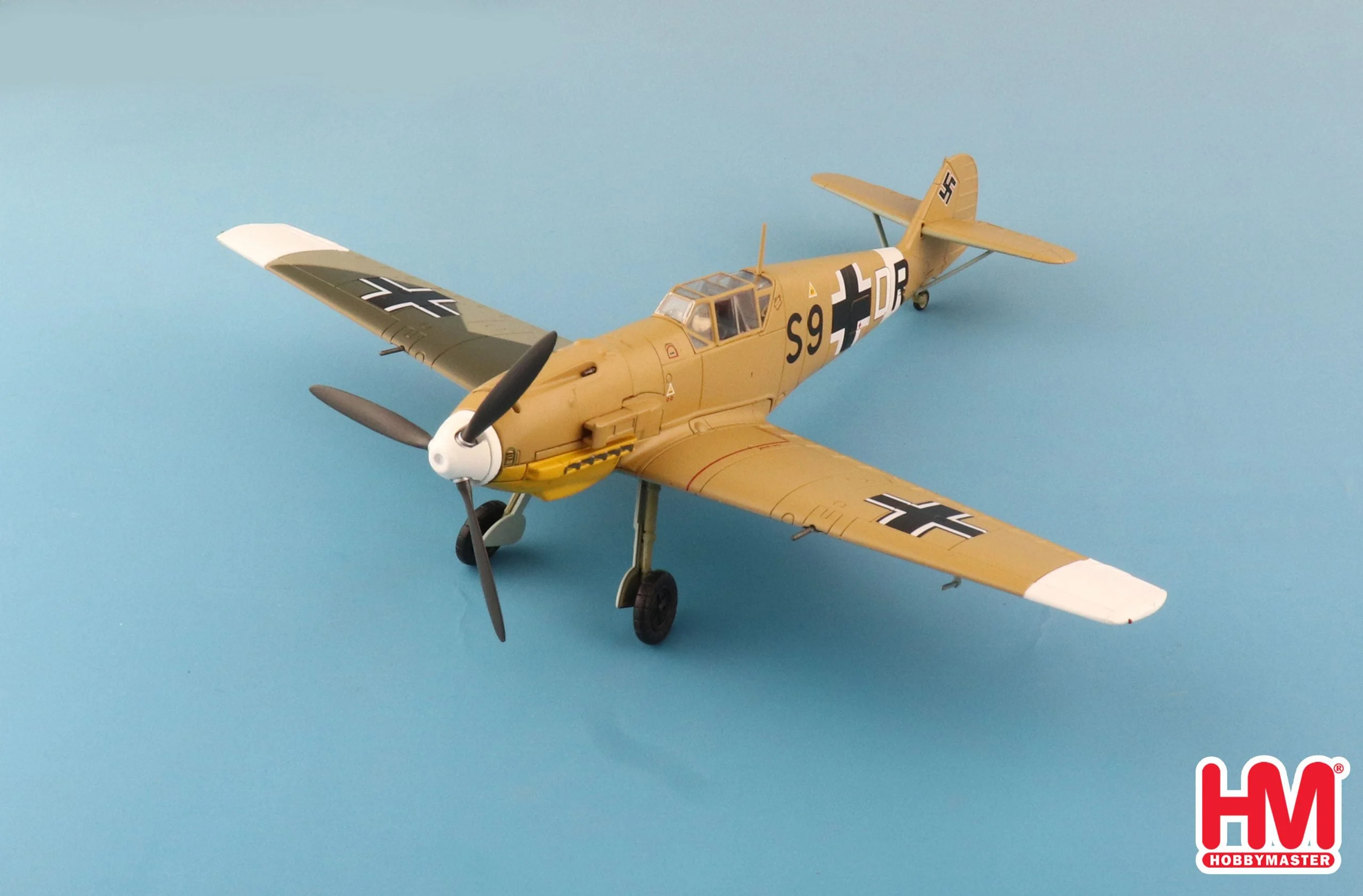 Hobby Master Messerschmitt Bf-109E-7 (S9+DR Libya 1942) 1:48 Scale Diecast Model