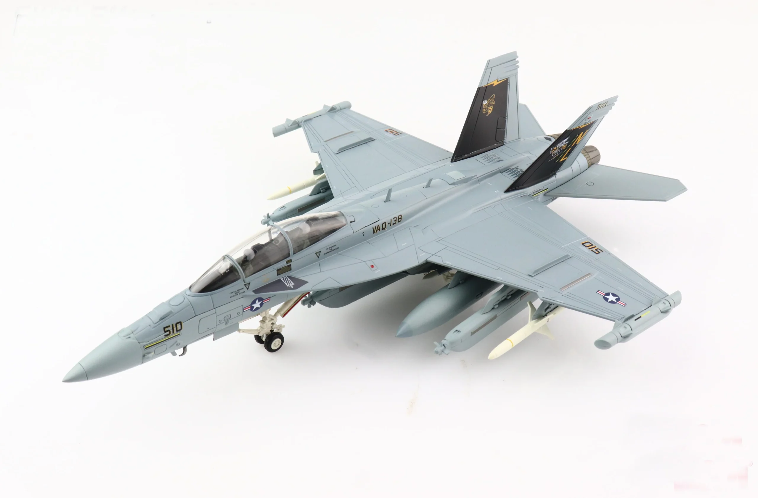 Hobby Master Boeing EA-18G Growler VAQ-138 “Yellow Jackets” 2018 1:72 Scale Diecast Model
