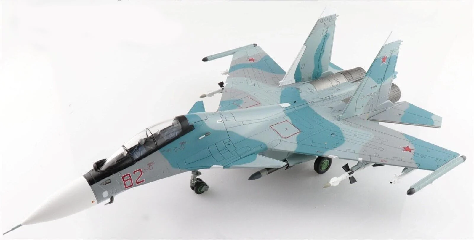 Hobby Master Sukhoi Su-30SM Flanker H “Red 82” (Russian Air Force 2018) 1:72 Scale Diecast Model