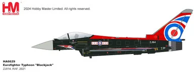 Eurofighter Typhoon "Blackjack" ZJ914, RAF, 2021 HA6629 1:72 - Hobby Master