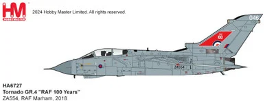 Tornado GR. 4 “RAF 100 Years” ZA554, RAF Marham, 2018 HA6727 Scale 1:72 - Hobby Master