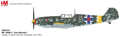 BF 109E-3 "Jan Reznak" white2, 13.(slow.)/JG 52, Krasnodar, Jan 1943 HA8724 1:48
