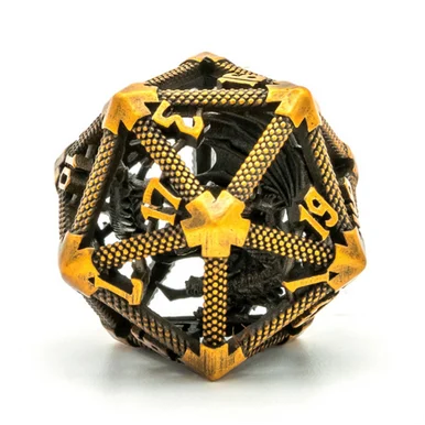 Foam Brain Games 5055 Hollow Dragon Keep D20 - Gold