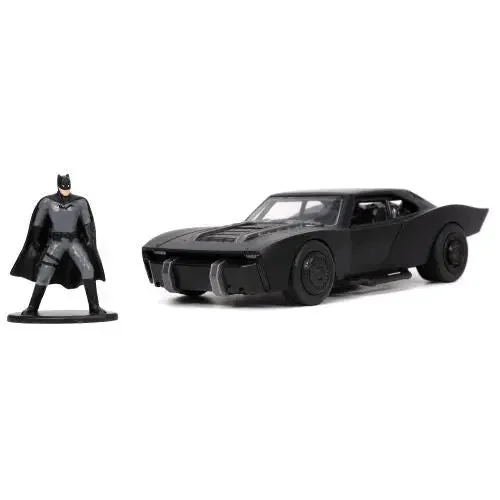 Hollywood Rides 2022 Batmobile W/Batman Figure 1/32 Vehicle - Jada Toys