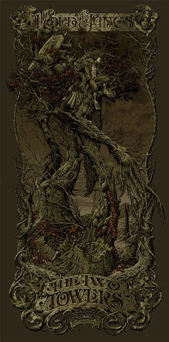 The Lord of the Rings: The Two Towers (Variant) - Aaron Horkey