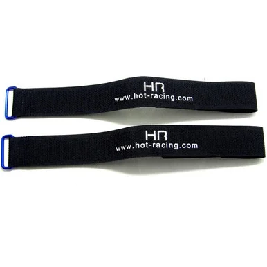 Hot Racing BVS27X06 Hook and Loop Tape Battery Straps