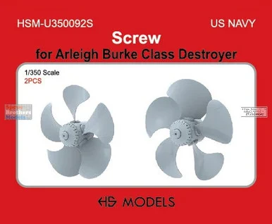 HSMU350092U 1:350 HS Models US Navy Screws (for Arleigh Burke Class)