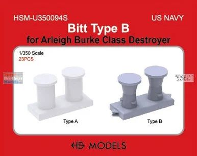 HSMU350094U 1:350 HS Models US Navy Bitt Type B (for Arleigh Burke Class)