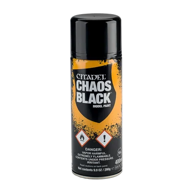 GW62-02 CHAOS BLACK SPRAY PAINT