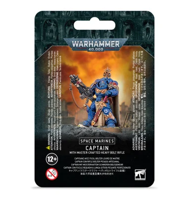 GW48-48 SPACE MARINE CAPTAIN W/ MASTER-CRAFTED BOLT RIFLE
