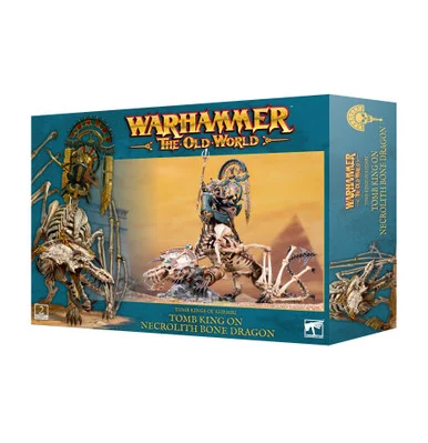 GW07-08 The Old World Tomb Kings of Khemri Tomb King on Necrolith Bone Dragon