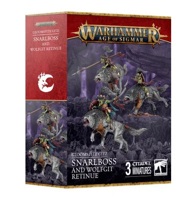 GW89-98 GLOOMSPITE GITZ: Snarlboss and Wolfgit Retinue