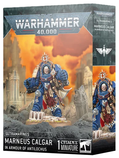 GW55-74 Space Marines: Ultramarines Marneus Calgar in Armour of Antilochus