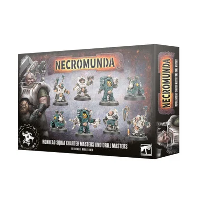 GW301-62 NECROMUNDA: Ironhead Squat Charter Masters and Drill Masters