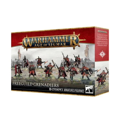 GW86-54 CITIES OF SIGMAR: Freeguild Grenadiers