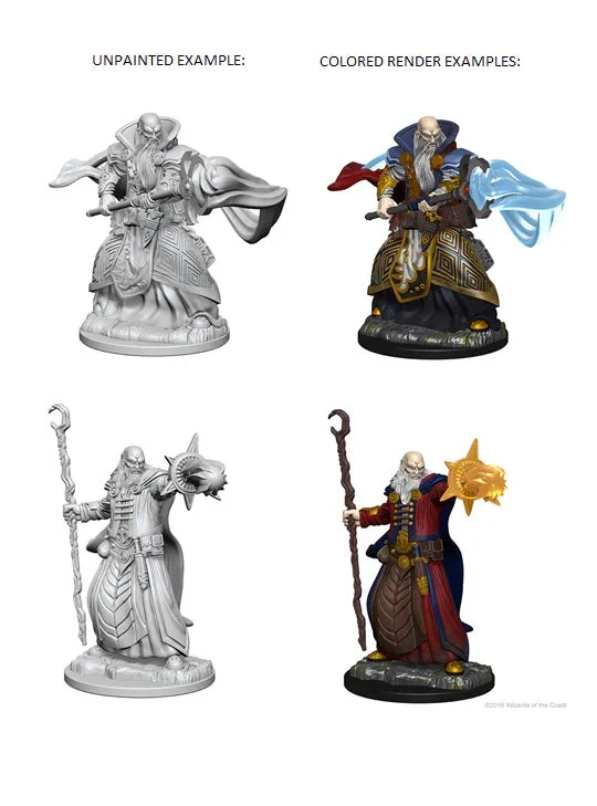D&D Nolzur’s Marvelous Miniatures: Human Wizard - WizK!ds