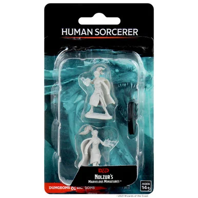 Wizkids 73832 Dungeons & Dragons Nolzur`s Marvelous Unpainted Miniatures: Female Human Sorcerer