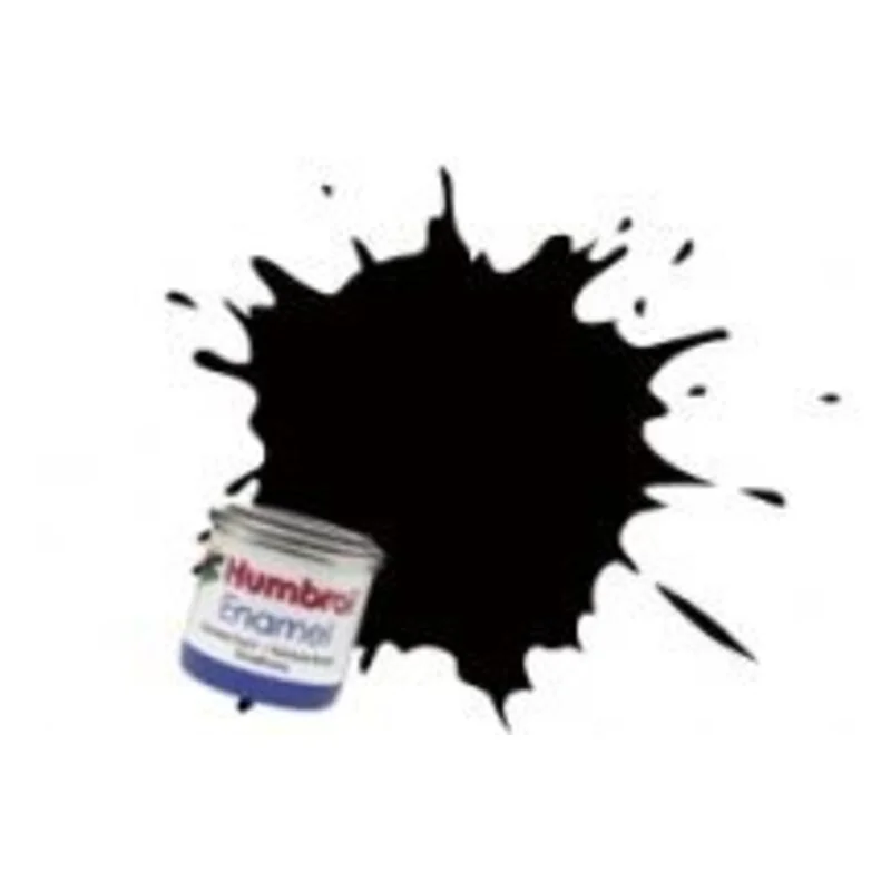 Black enamel Paint - Humbrol