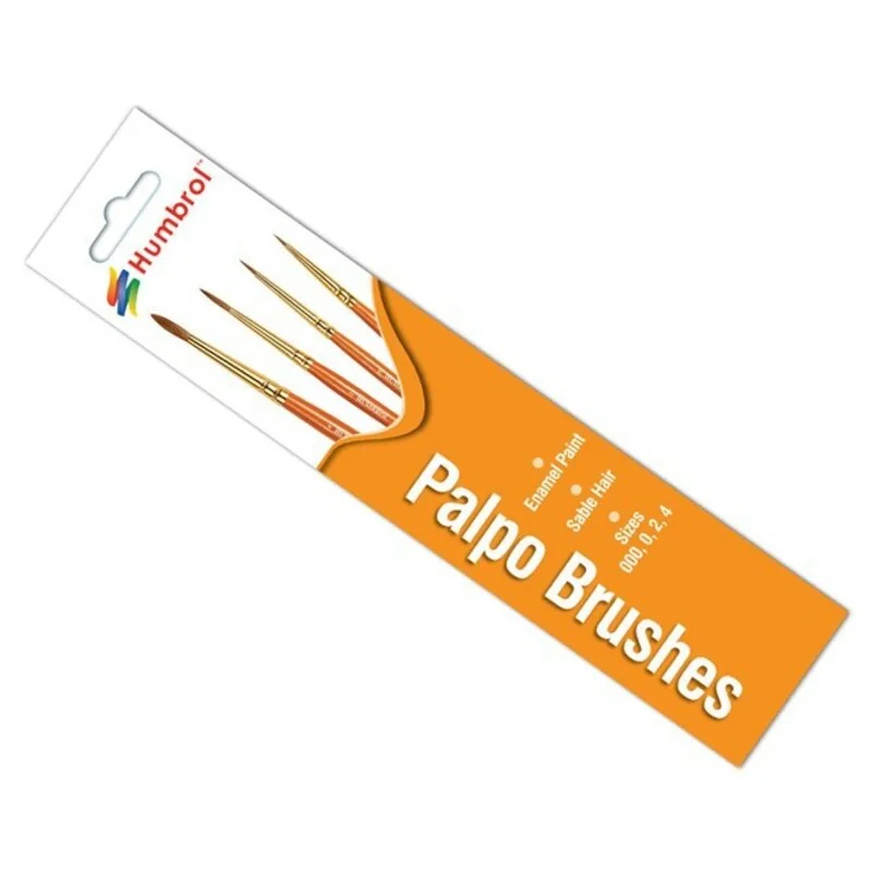 000/0/2/4 Palpo Sable Brush Pack - Humbrol