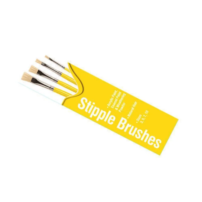 Pinsel Set-Stipple 3,5,7,10 Painting