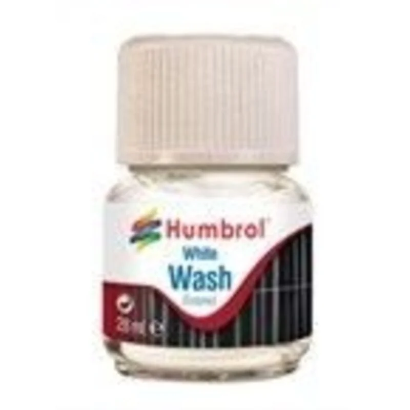 White Enamel Wash 28ml Paint - Humbrol
