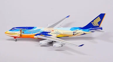 Singapore Airlines Boeing 747-400 9V-SPK "Tropical" Standard Version B615302 1:400