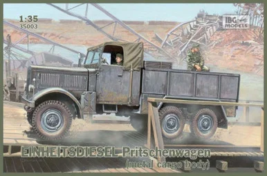 1/35 IBG Einheitsdiesel Pritschenwagen (Metal Cargo Body) - IBG Models