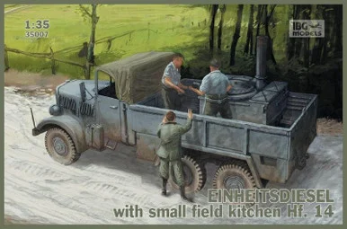 1/35 IBG Einheitsdiesel with Small Field Kitchen Hf.14 - IBG Models