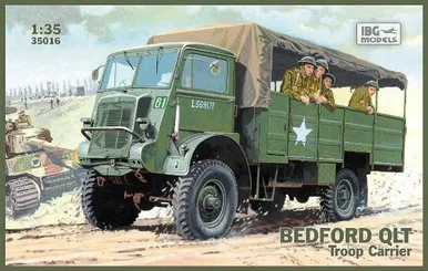1/35 IBG Bedford QLT Troop Carrier Plastic Model Kit - IBG Models
