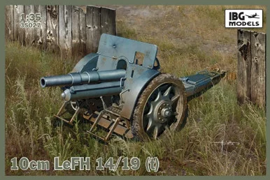 1/35 IBG 10cm LeFH 14/19(t) Field Howitzer Gun - IBG Models