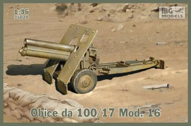 1/35 IBG Obice da 100/17 Mod. 16 (Italian version of Skoda 100mm Howitzer) - IBG Models