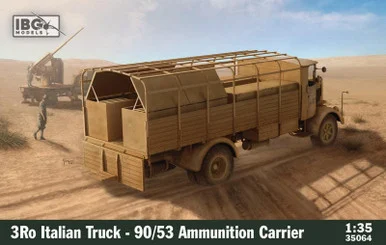 1/35 IBG 3Ro Italian Truck - 90/53 Ammunition Carrier