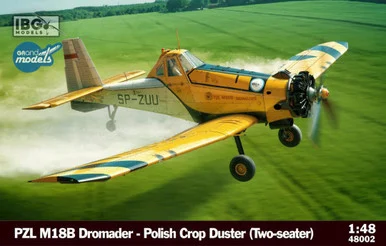 1/48 IBG Models 1/48 IBG PZL M18 Dromader Polish Crop Duster Two Seater - Plastic Model Kit