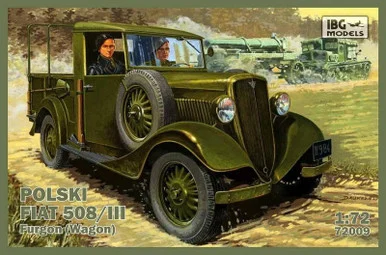 1/72 IBG Polski Fiat 508/III furgon (wagon) - IBG Models