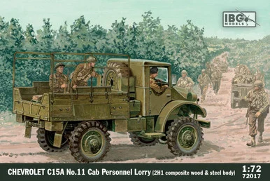 1/72 IBG Chevrolet C.15A No.11 Cab Personnel Lorry ( 2H1 composite wood & steel body) - IBG Models