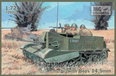 1/72 IBG UNIVERSAL CARRIER I Mk.I with Boys AT rifle Plastic Model Kit - IBG Models