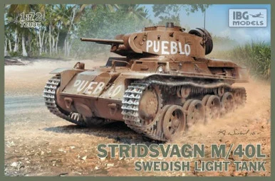 1/72 IBG Stridsvagn M/40 L Swedish light tank - IBG Models