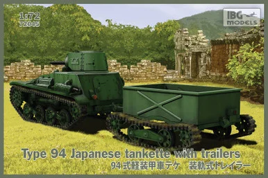 1/72 IBG Type 94 Japan Tankette with trailer - IBG Models