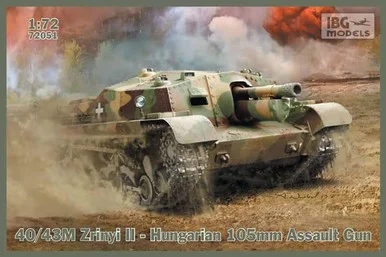 1/72 IBG 40/43M ZRINYI II Hungarian 105mm Assault gun - IBG Models